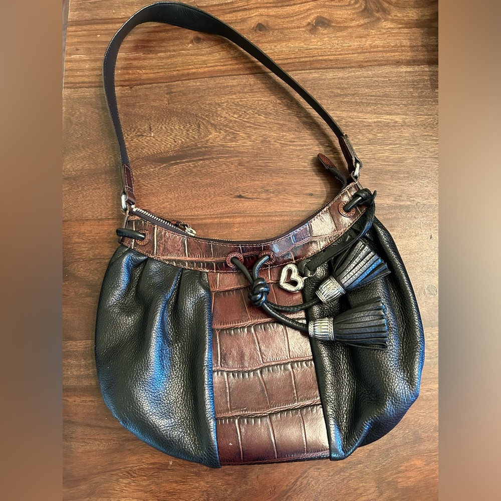 Brighton Hobo Leather Shoulder Bag